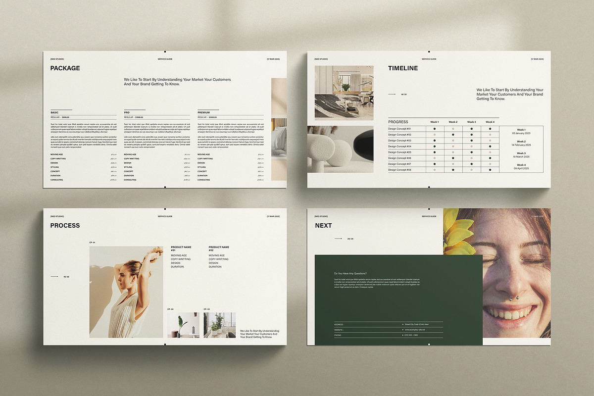 Services Guide Template Presentation, a Presentation Template by TemplatesForest (Photo 6 of 6)