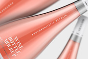 Bottle Mockup - Rose Wine, a Product Mockup by Graxaim Mock-up (Thumbnail 5 of 7)