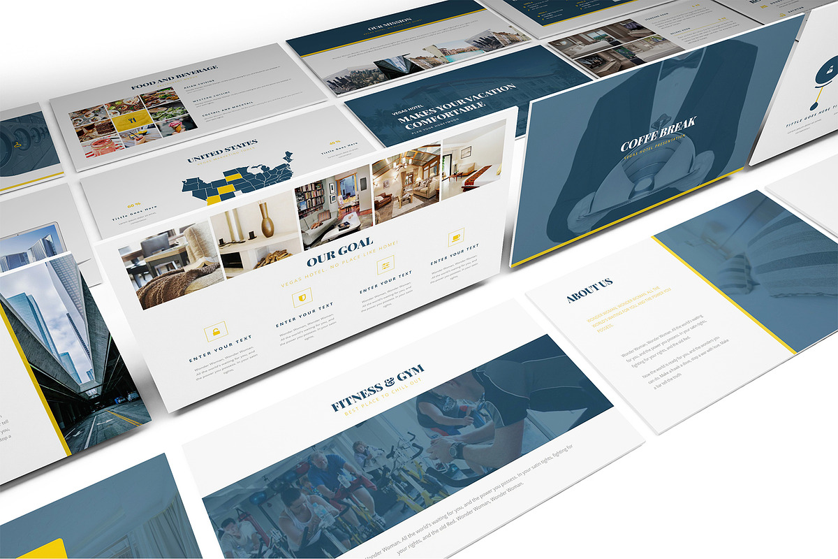 Hotel Vegas Google Slides Template, a Presentation Template by Incools Stokie (Photo 7 of 10)