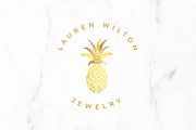 Luxury Pineapple Gold Logo, a Branding & Logo Template by Nordic.Arg (Thumbnail 3 of 6)