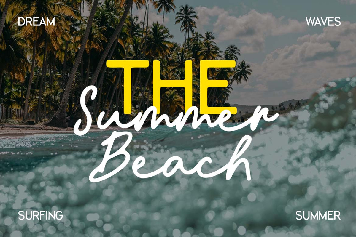 Manhattan Night Blues Handwritten, a Handwritten Font by UICreative (Photo 9 of 13)