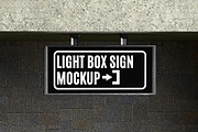 LIGHT BOX SIGN MOCKUP, an Advertising Mockup by safrizalstudio (Thumbnail 2 of 4)
