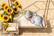 32 Floral Swing Digital Backdrops, a Background Graphic by 3Motional (Thumbnail 8 of 10)