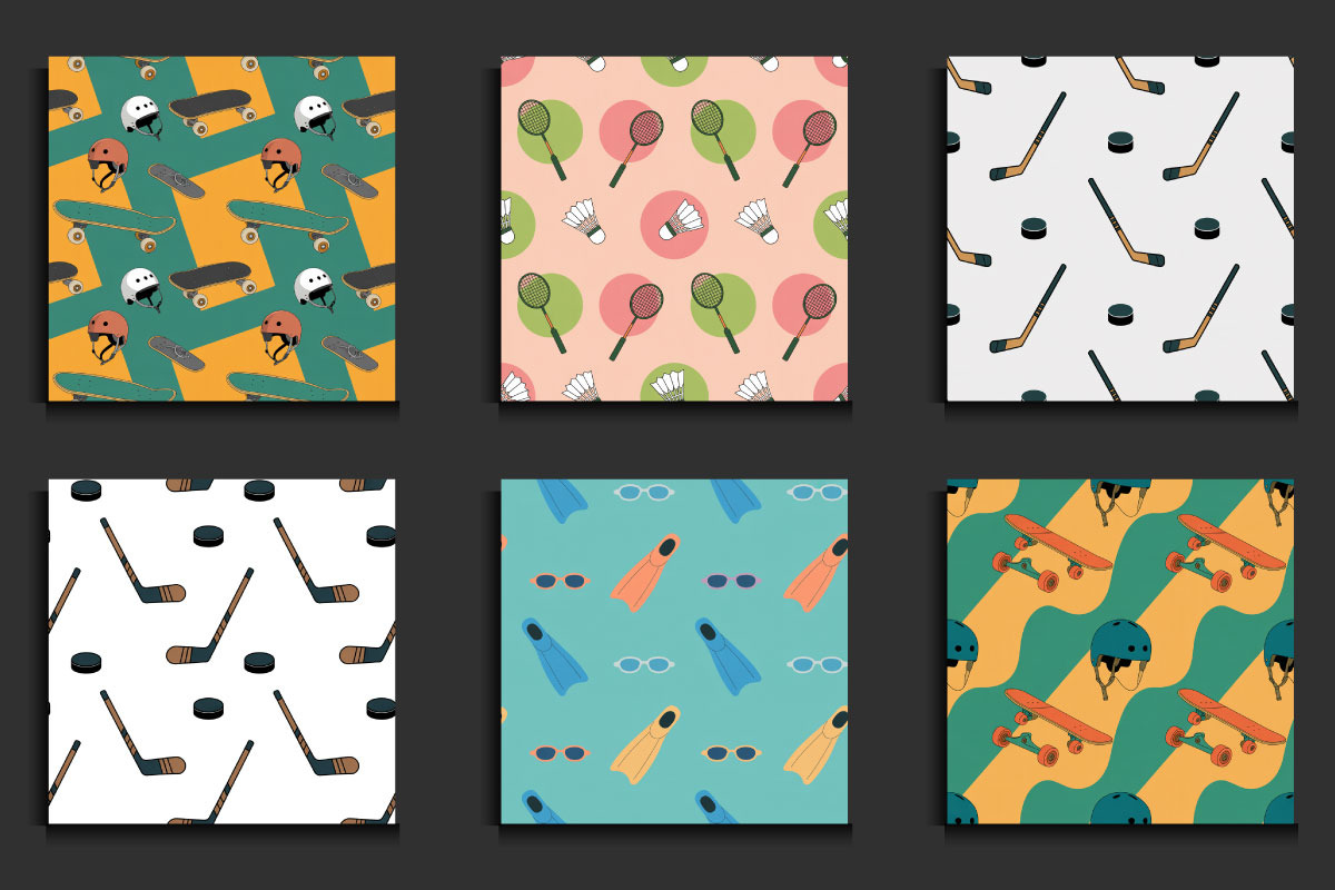 34 Sports Collection Patterns, a Pattern Graphic by protabsorkar11 (Photo 2 of 4)