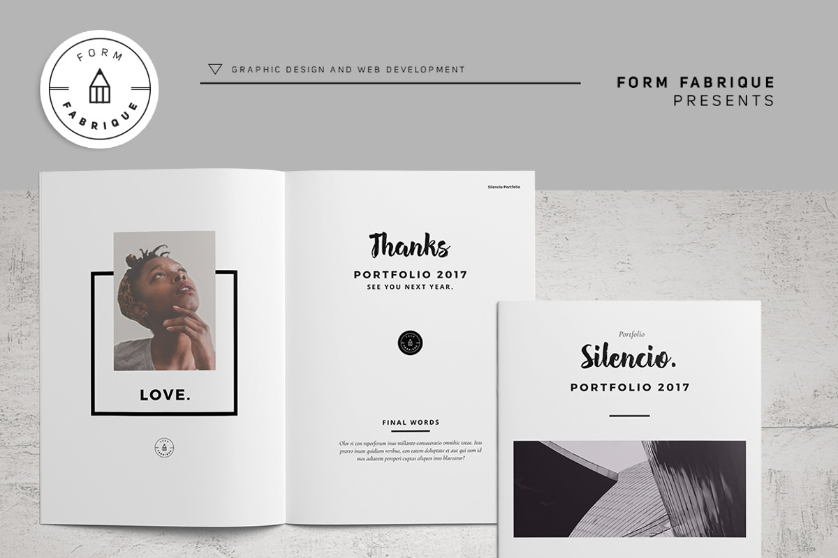 Silencio Portfolio, a Brochure Template by Form Fabrique (Photo 21 of 21)