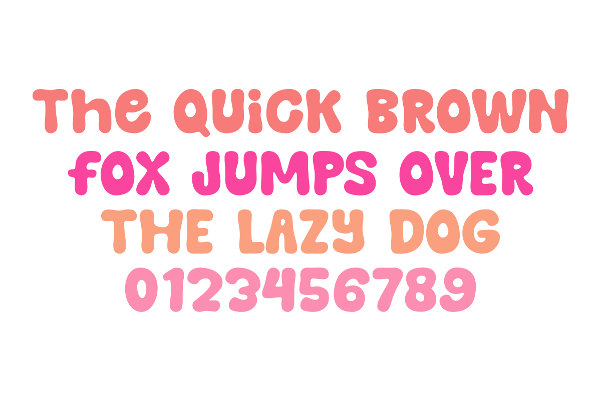 Simple Chunky - Groovy Font, a Handwritten Font by SaktiAvellin (Photo 5 of 7)