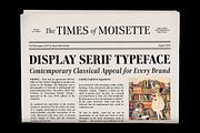 Moisette - 14 Fonts, a Serif Font by Nasir Udin (Thumbnail 5 of 14)