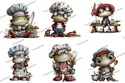 Frog Cutting Board Clipart, an Illustration by DreamArtGraphic (Thumbnail 3 of 4)