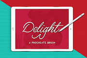 Delight | A Procreate Brush, a Brush Add-On by Will Paterson Design Co. (Thumbnail 1 of 2)