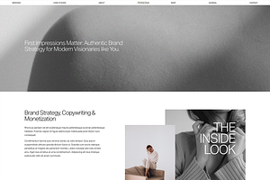 Persona: Squarespace 7.1 Template