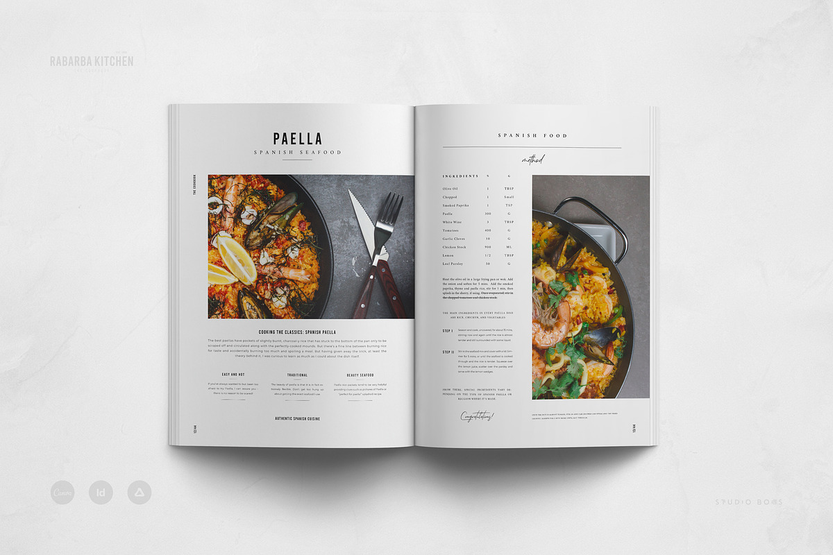 Cookbook | Recipe Book, a Brochure Template by Studio Bons (Photo 8 of 26)