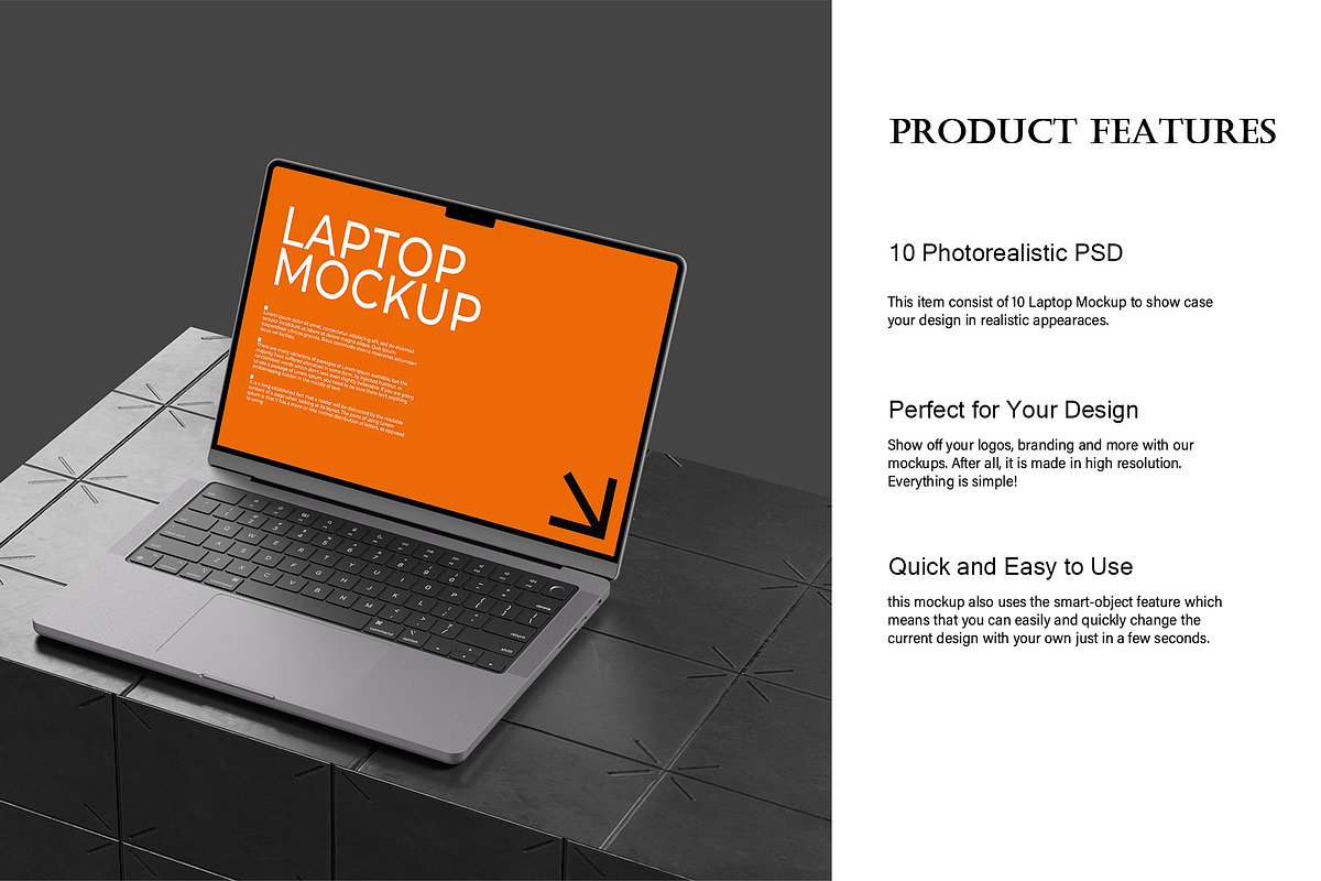 Laptop Mockup, a Mac Mockup by Lxadesign (Photo 5 of 13)