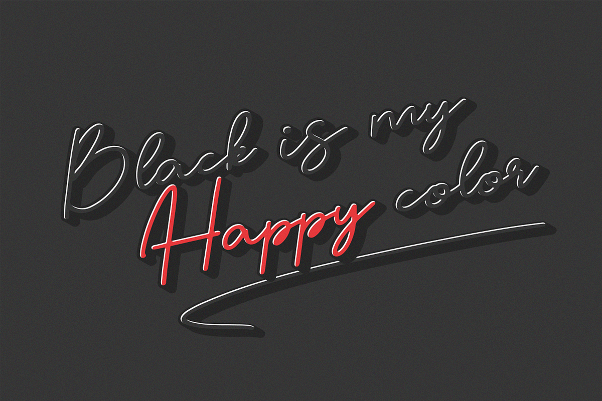 Geofanny | Monoline Layered Script, a Script Font by Ardana Creative (Photo 6 of 16)