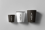 Paper Cups Mock-up, a Cups & Container Mockup by Yogurt86 (Thumbnail 5 of 9)