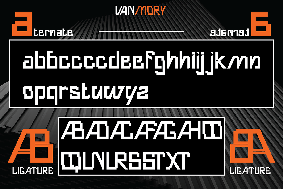Vanmory, a Sans Serif Font by Zaloma Studio (Photo 12 of 13)
