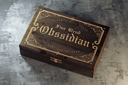 Obssidian, a Blackletter Font by Dz Akali (Thumbnail 3 of 10)