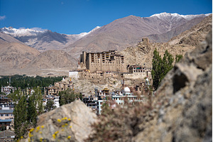 View of Leh City in Ladakh, India