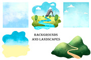 Fairy Tale - Clipart Set, an Illustration by Mashamashastu (Thumbnail 7 of 12)