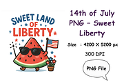 14th of July PNG – Sweet Liberty, a Seasonal Illustration by Smillyy Threads (Thumbnail 1 of 6)