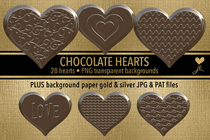 Chocolate Hearts Clipart