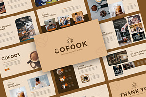 Cofook - Coffee Shop Google Slides