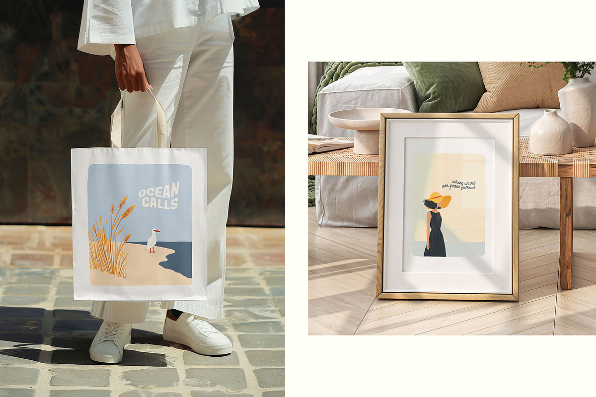 Seaside Poster Builder, an Object Graphic by KetteCreate (Photo 10 of 13)