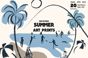 Summer Prints Art Collection