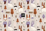 Autumn Forest graphic collection, an Animal Illustration by avdnadi (Thumbnail 10 of 10)