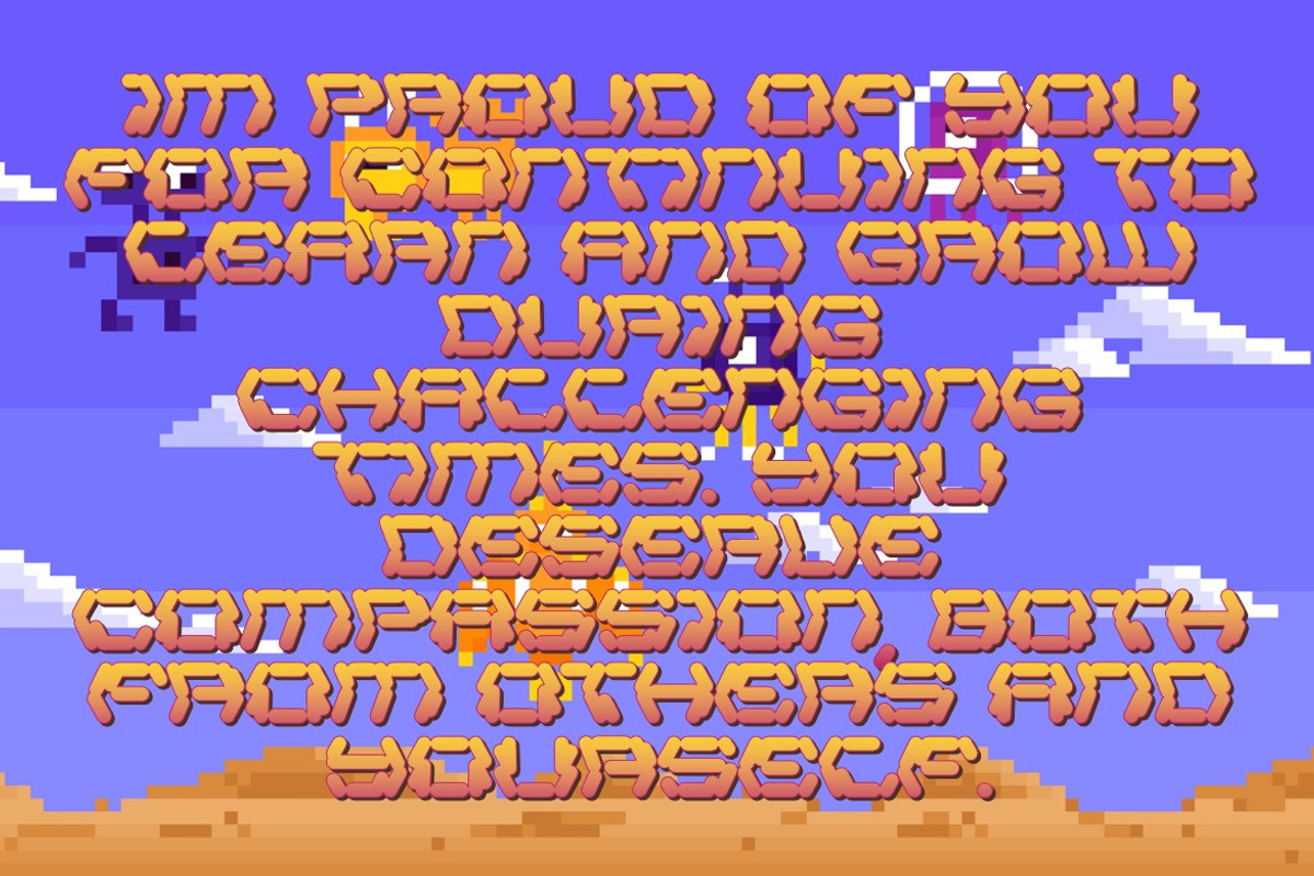 Swepiers - Pixel Gaming Font, a Font by Dhabee (Photo 10 of 15)