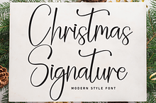 Christmas Signature | Script Font