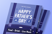Fathers Day Flyer Set, a Flyer Template by Annora Studio (Thumbnail 5 of 6)