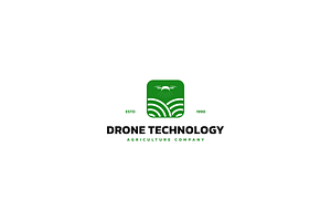 Agriculture drone logo