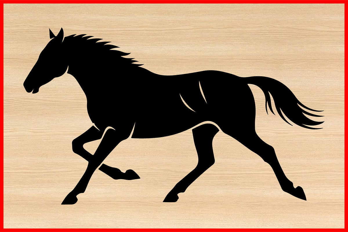 50 Horse Motion Silhouette Vector Bu, an Illustration by Designer_Momina (Photo 3 of 4)