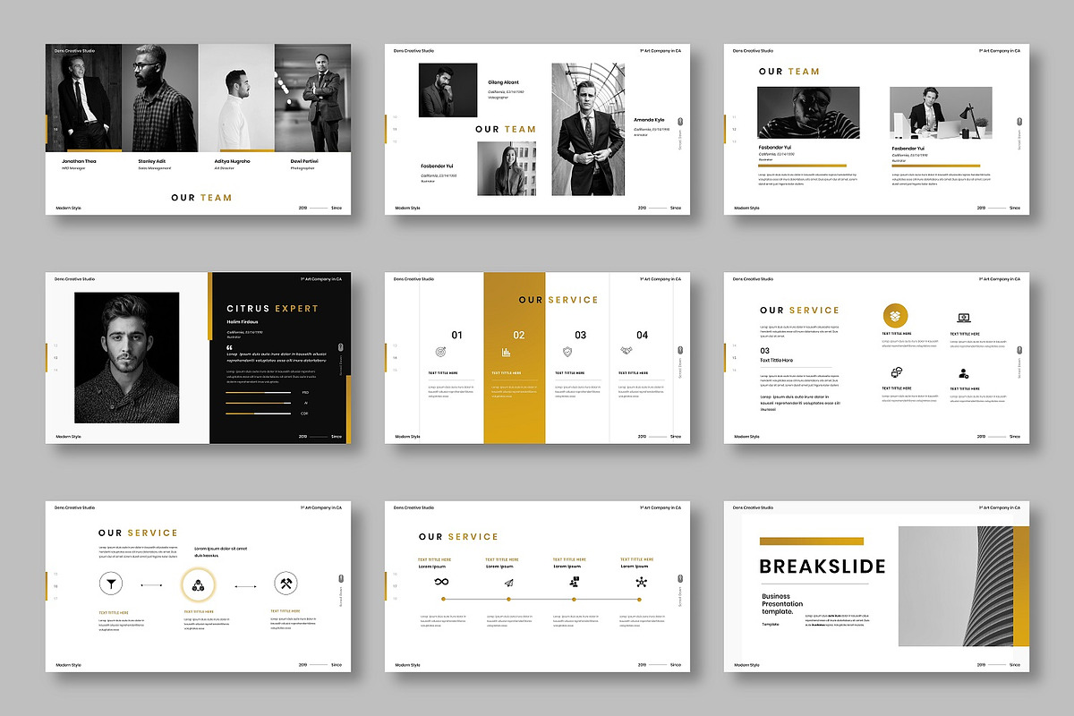Citrus - Business GoogleSlide, a Presentation Template by Dens Creative Studio (Photo 3 of 6)