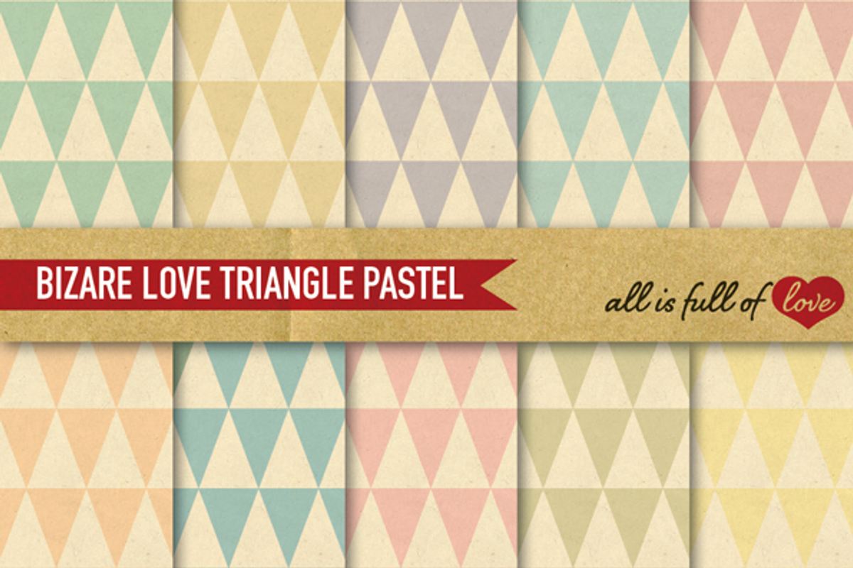Triangle Background Vintage Patterns