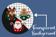 Christmas Mugs Png, an Illustration by Canvas Craft (Thumbnail 2 of 6)