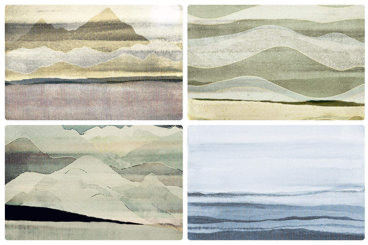 Abstract Canvas Texture Landscape, a Texture Graphic by sibel dayı (Photo 6 of 11)