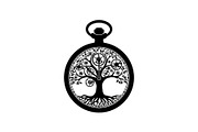 Steampunk Tree of Life Symbol Bundle, an Illustration by yasushie (Thumbnail 7 of 31)