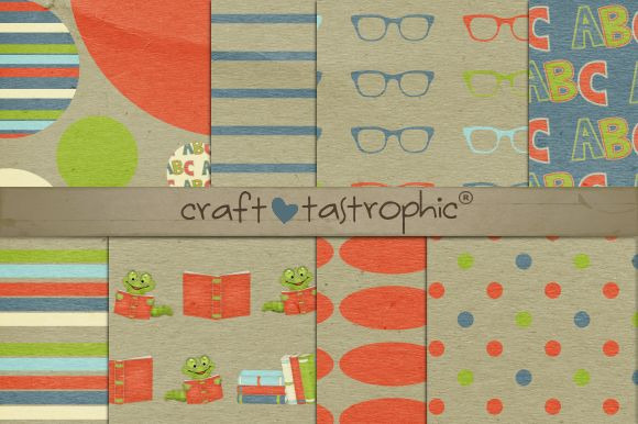 Hit The Books Paper Pack preview 2