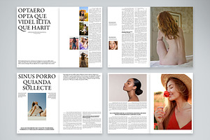 Stylish Lifestyle Magazine Layout