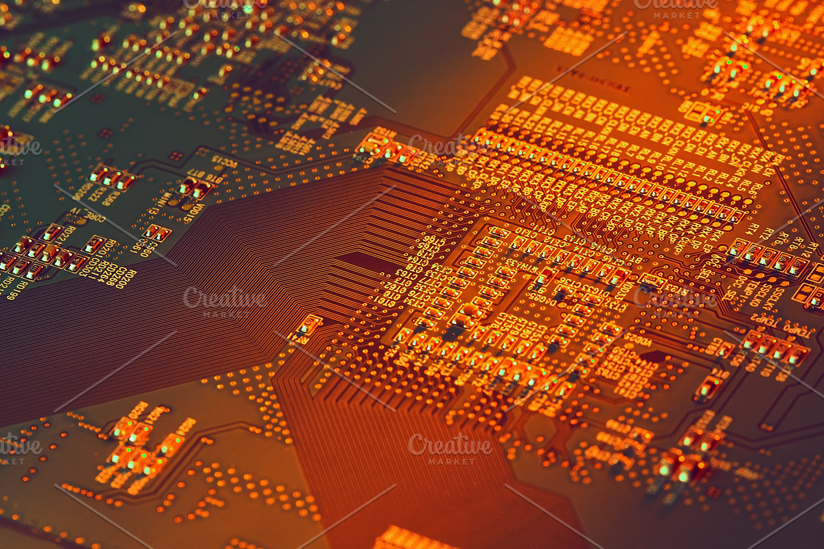 Electronic circuit board close up containing background, blue, and board, a Technology Photo by RGdesign (Photo 2 of 2)