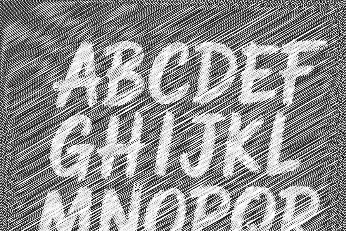 FontTexture – Bold Chalkboard Style, a Sans Serif Font by RAHMAT (Photo 3 of 6)