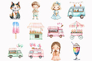 Ice Cream Truck Clipart, an Illustration by Design Market (Thumbnail 3 of 4)