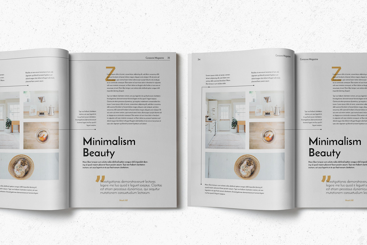 Corazone Magazine (2018), a Magazine Template by Bokuto (Photo 8 of 12)