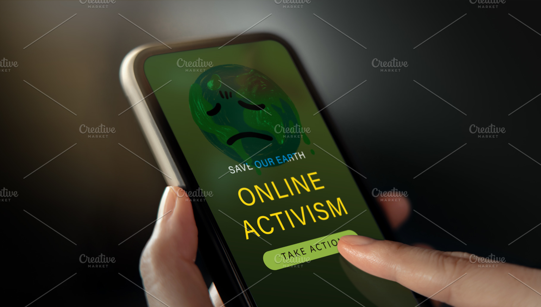 Online Activism for Environmental Concepts. Protest , Expression, a Nature Photo by salmon.black