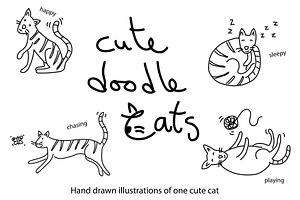 Cute Doodle Cats