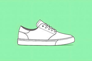 Flat vector illustration of a pair o, a Photo by LOGOCREATIVE