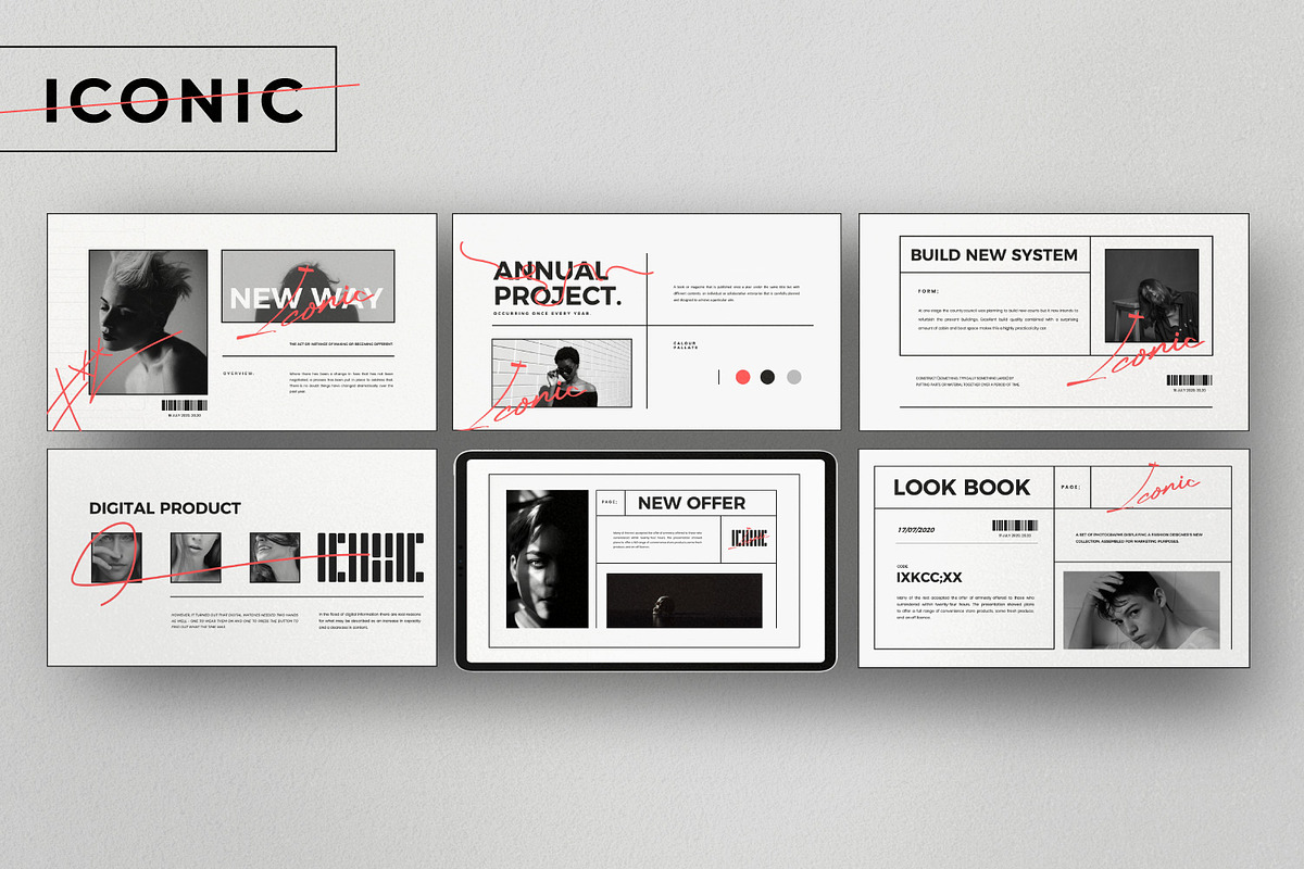 Iconic - Minimal Lookbook Keynote, a Presentation Template by Dirtytemp Studio (Photo 10 of 11)