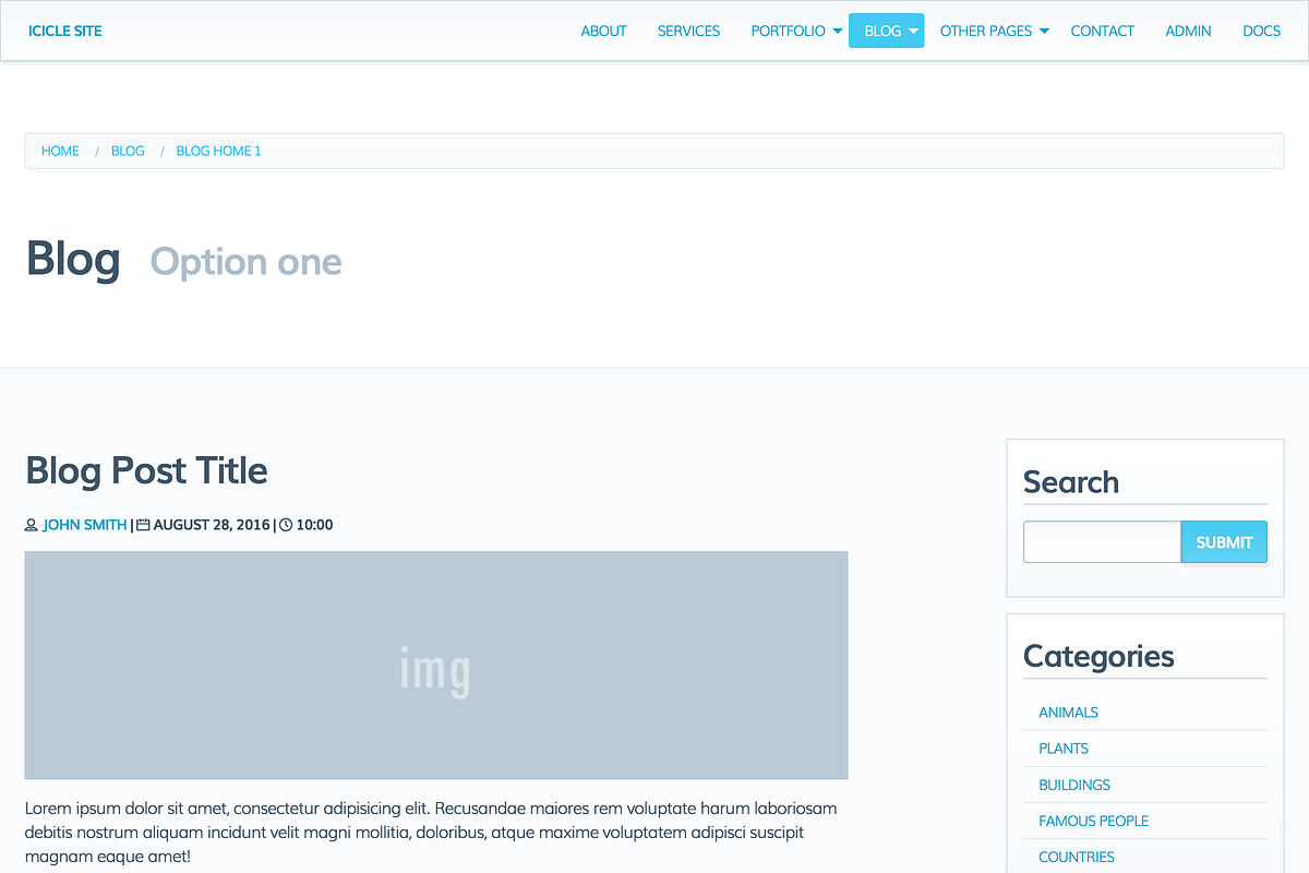 Icicle UI Kit for Zurb Foundation 6, a Templates & Theme by The Clever UI Company (Photo 6 of 6)
