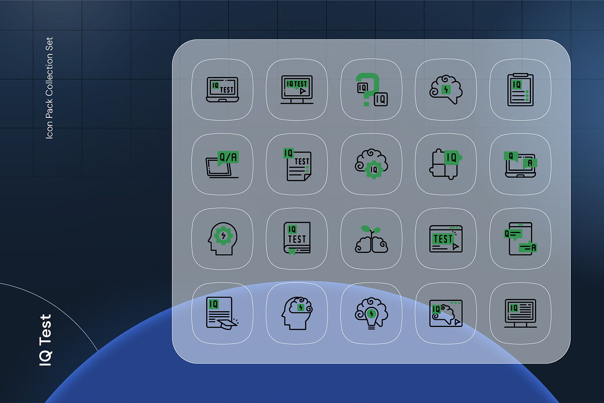 IQ Test Icon, a Duotone Icon by Nathaya Studio (Photo 2 of 2)